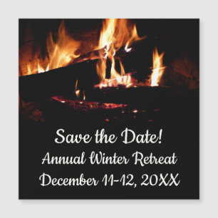 Logs in the Fireplace Warm Fire Photography