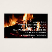 Logs in the Fireplace Warm Fire Photography