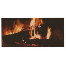 Logs in the Fireplace Warm Fire Photography