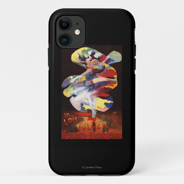 Loie Fuller at Folies-Bergere Theatre Case-Mate iPhone Case (Back)