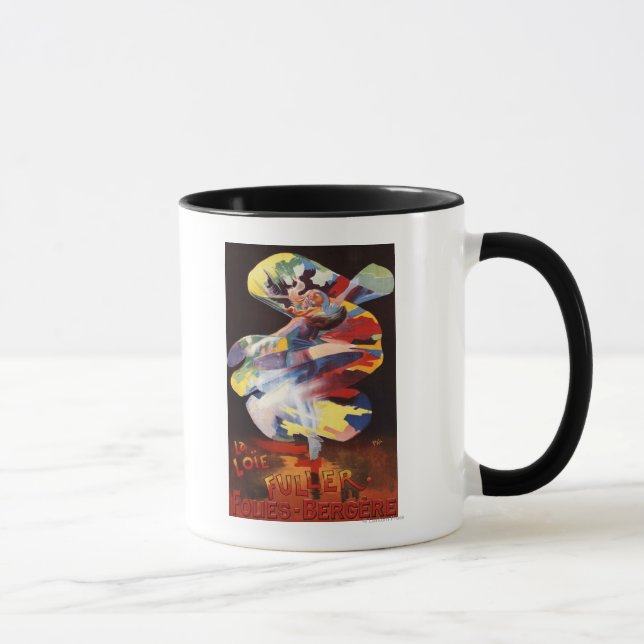 Loie Fuller at Folies-Bergere Theatre Mug (Right)