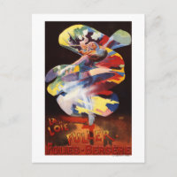 Loie Fuller at Folies-Bergere Theatre