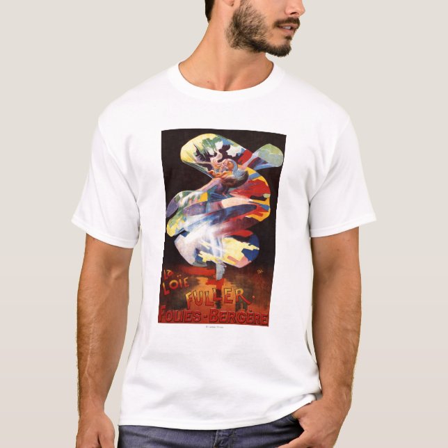 Loie Fuller at Folies-Bergere Theatre T-Shirt (Front)