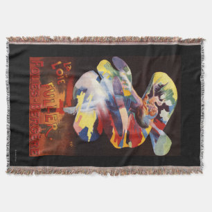 Loie Fuller at Folies-Bergere Theatre Throw Blanket