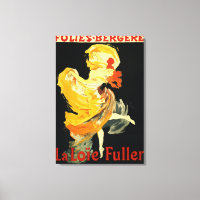 Loie Fuller at the Folies-Bergere Theatre