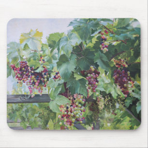 Loire Valley Vineyard – French Grape Painting Mouse Mat