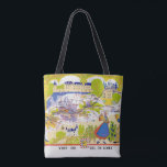 Loire Valley Wine Region Shoulder Tote Bag<br><div class="desc">A wonderful shoulder tote featuring a vintage map of the Loire Valley of France.</div>