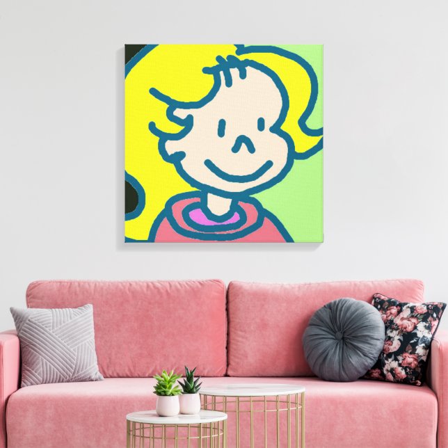 Lois Canvas Print (Insitu(LivingRoom))