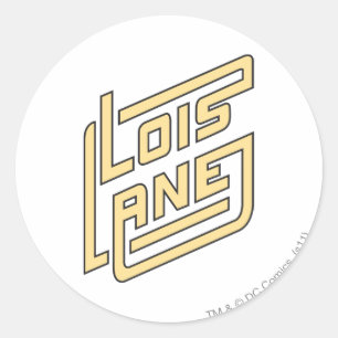 Lois Lane Logo Classic Round Sticker