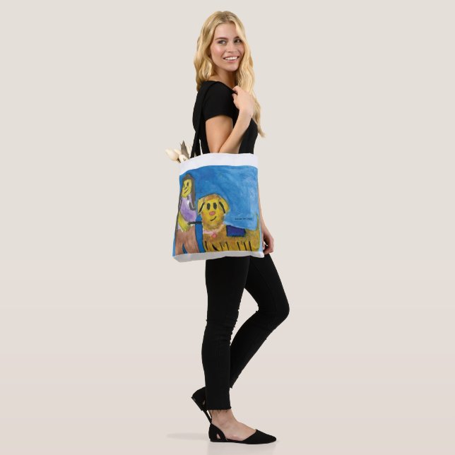 Lois the therapy dog - KidsArt for CHOC Tote Bag (On Model)