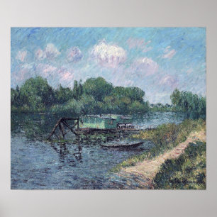 Loiseau - Laundry On The Seine At Herblay 1906 Poster