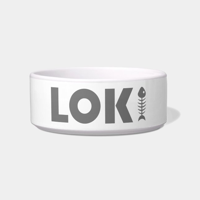 Loki Cat Bowl (Front)