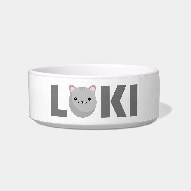 Loki Cat Bowl (Front)