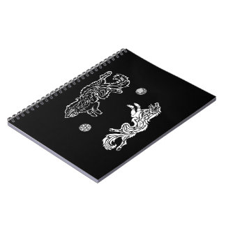 LOKI ODIN FENRIR WOLVES NOTEBOOK