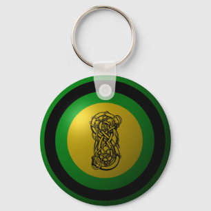 Loki Shield Round Keychain