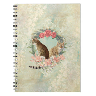 Loki's Buddies: Mika and Chidori Bengal Cats Notebook