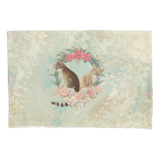 Loki's Buddies: Mika and Chidori Bengal Cats Pillowcase