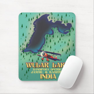 Loktak Lake Manipur state Indian travel poster. Mouse Mat