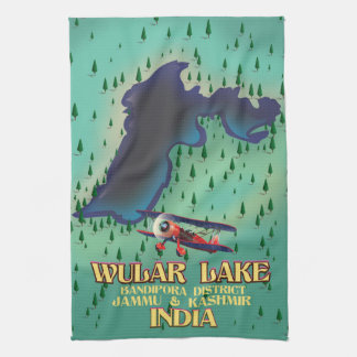 Loktak Lake Manipur state Indian travel poster. Tea Towel