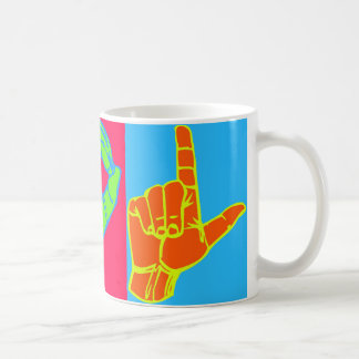 LOL ASL Sign Language Design Coffee Mug
