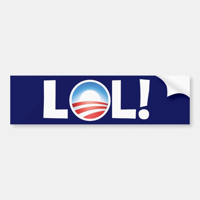 LOL at Obama - Laughing Out Loud at Obama Bumper Sticker (Front)