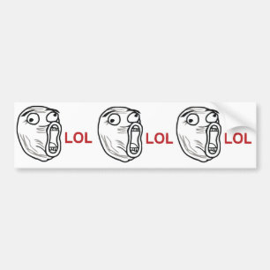 LOL BUMPER STICKER