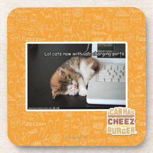 Lol cats with USB Coaster