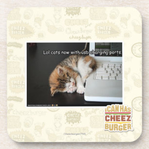 Lol cats with USB Coaster