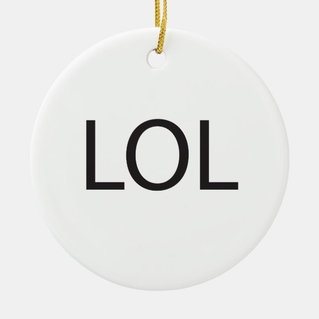 LOL CERAMIC TREE DECORATION (Front)