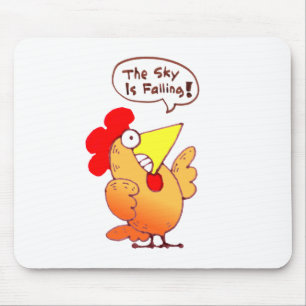 LOL Chicken Cartoon   Funny Chicken Cartoon Mouse Mat