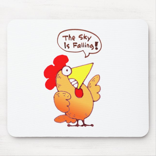 LOL Chicken Cartoon | Funny Chicken Cartoon Mouse Mat (Front)