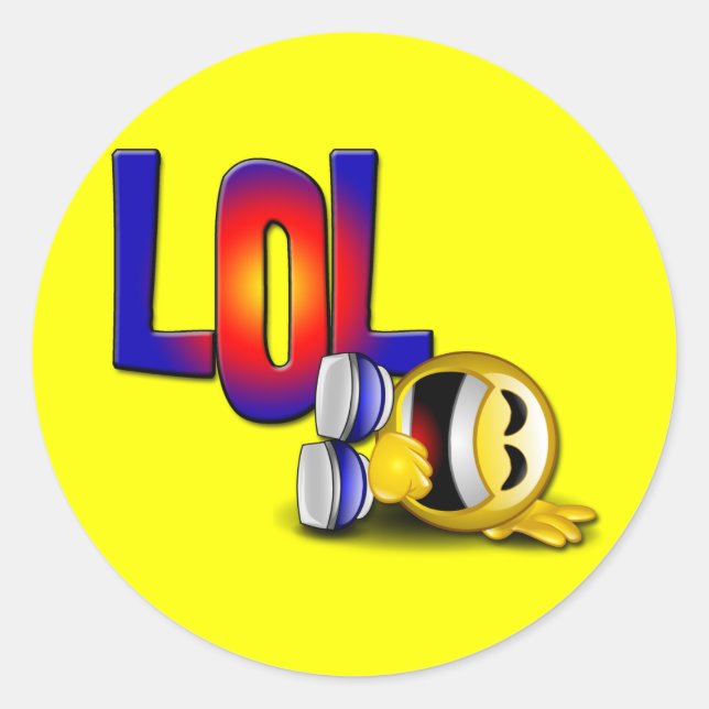LOL CLASSIC ROUND STICKER (Front)