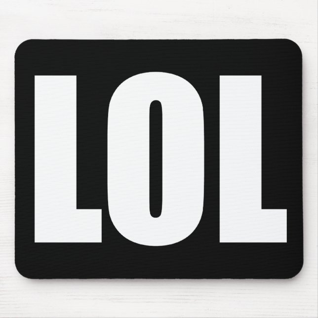 LOL (dark) Mouse Mat (Front)