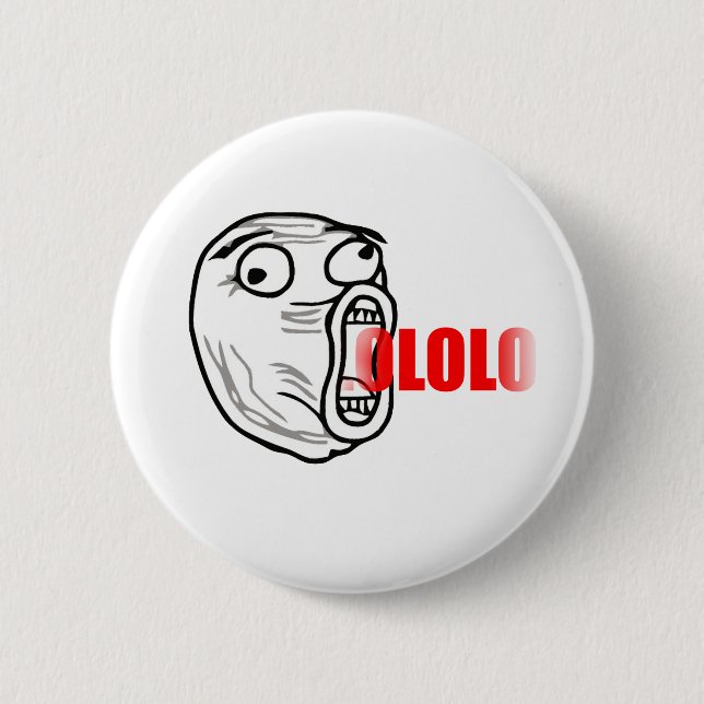 LOL Guy 6 Cm Round Badge (Front)