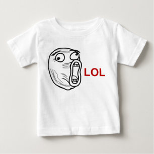LOL Laugh Out Loud Rage Face Meme Baby T-Shirt