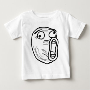 LOL Laugh Out Loud Rage Face Meme Baby T-Shirt