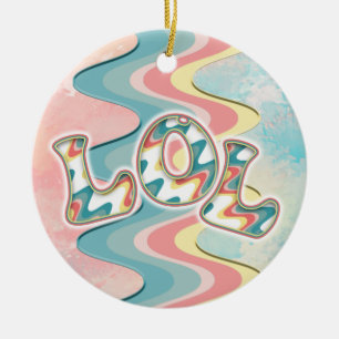 lol ~ light waves   ceramic tree decoration