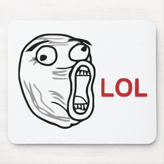 LOL meme Mouse Mat (Front)