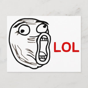 LOL Meme Postcard