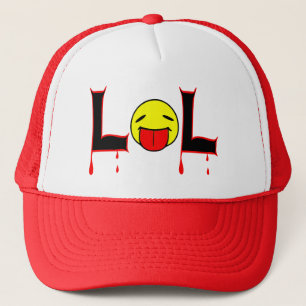 §☺LOL-Naughty Tongue Out Fun Trucker Hat☺§ Hat