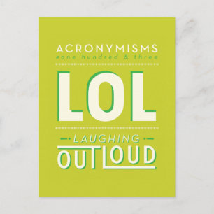 LOL POSTCARD