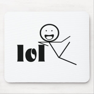 lol stick man mouse mat
