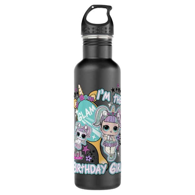 LOL Surprise I'm The Glam Birthday Girl 333 710 Ml Water Bottle (Front)