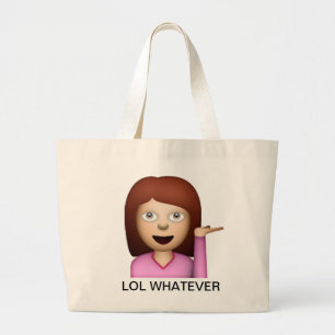LOL WHATEVER tote bag