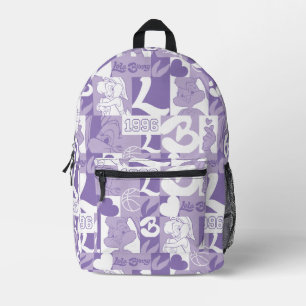 Lola '96 Grid Pattern Printed Backpack