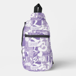 Lola '96 Grid Pattern Sling Bag