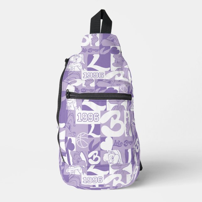 Lola '96 Grid Pattern Sling Bag (Front)