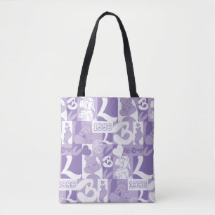 Lola '96 Grid Pattern Tote Bag