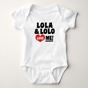 Lola and lolo love Me Baby Bodysuit