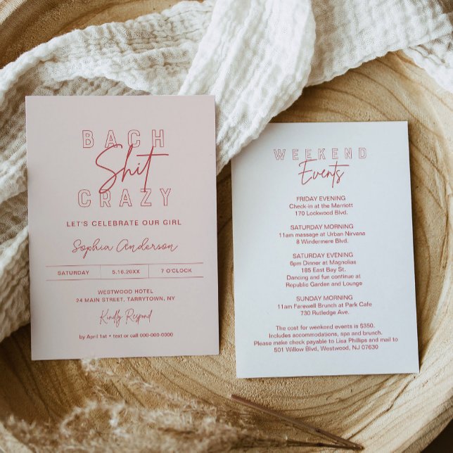 LOLA Bachelorette Party Invitation & Itinerary (Creator Uploaded)